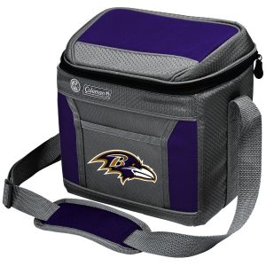 Baltimore Ravens Coleman 9-Can 24-Hour Soft-Sided Cooler